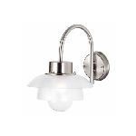 1 ONLY Endon EL-40064 Stainless Steel Wall Light